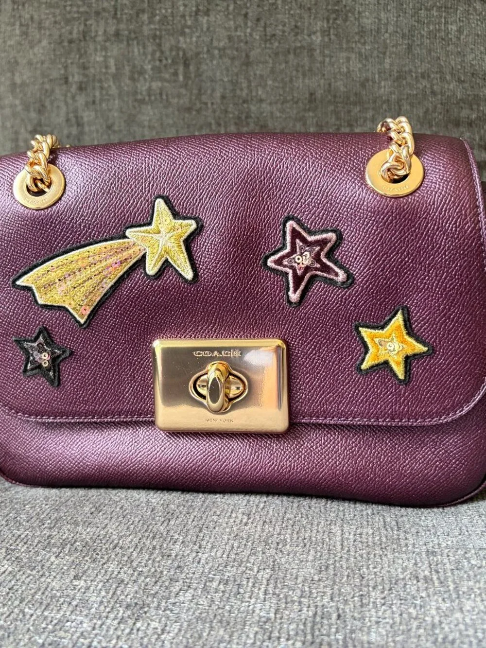 Coach Cassidy Crossbody with Star Embellishments NWT